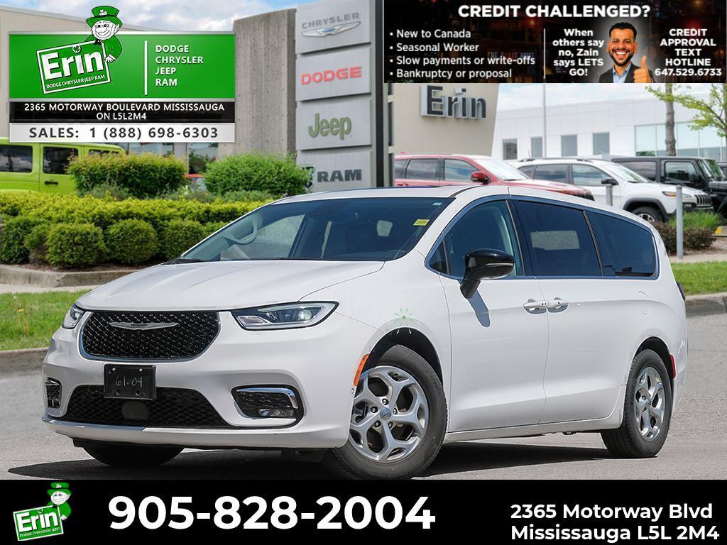 White 2024 Chrysler Pacifica Limited FWD Minivan Front-Wheel Drive 9-Speed Automatic