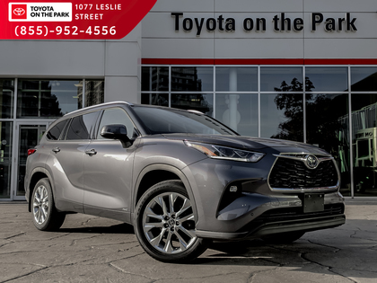 Gray 2023 Toyota Highlander Hybrid Limited AWD SUV / Crossover All-Wheel Drive Continuously Variable Transmission