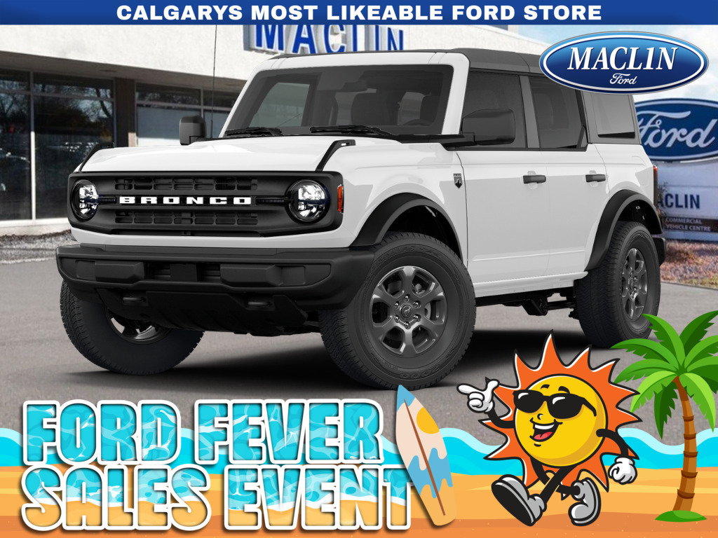 White 2026 Ford Bronco Big Bend 4-Door 4WD SUV / Crossover Four-Wheel Drive Automatic