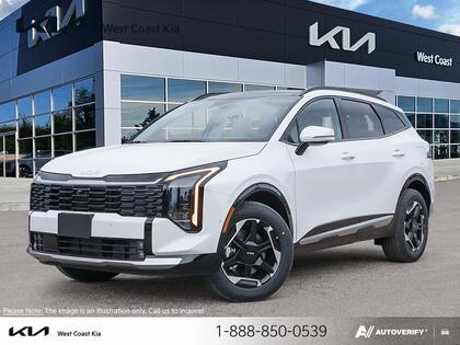 White 2026 Kia Sportage Hybrid 6-Speed Automatic