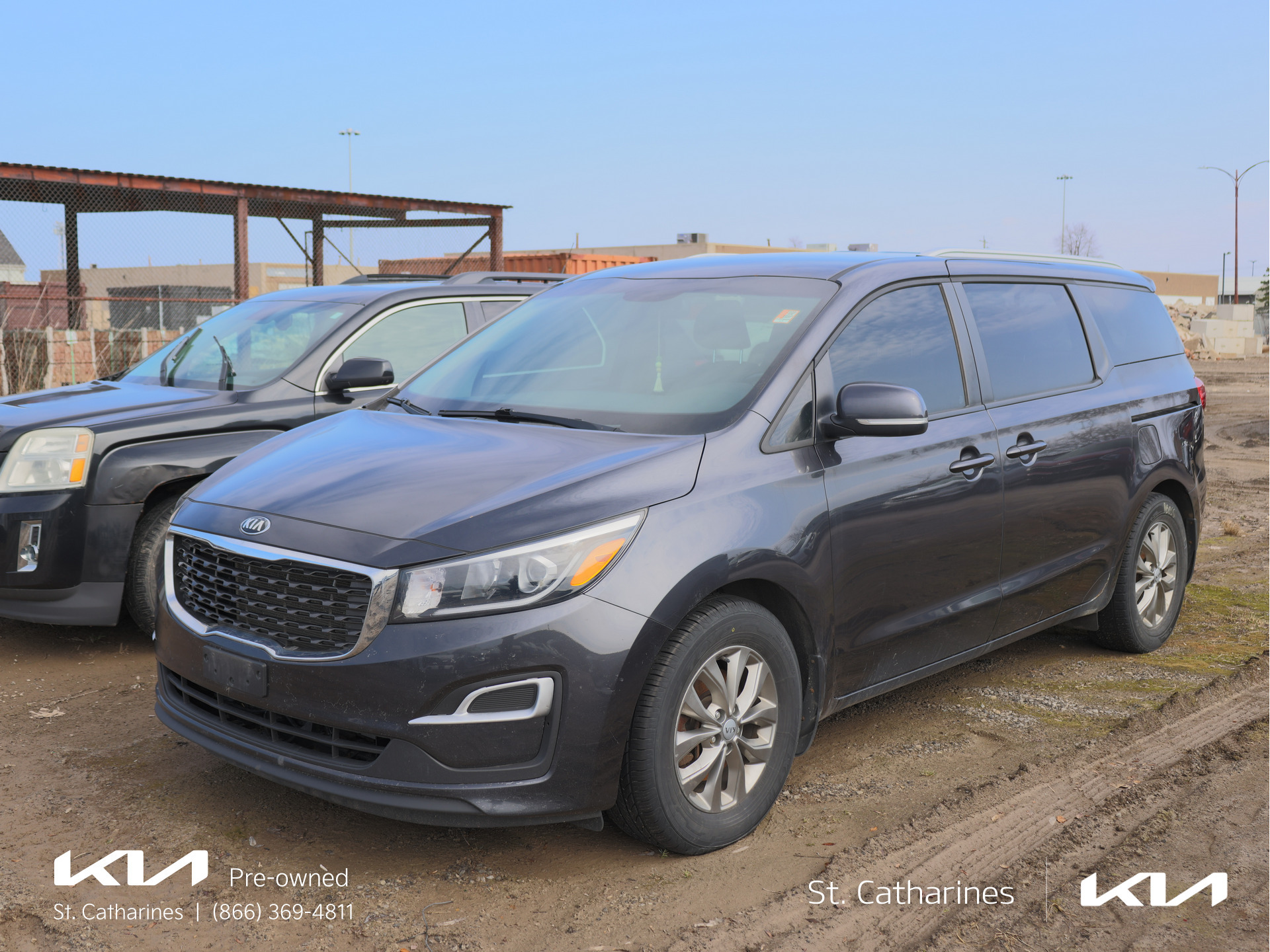 Gray 2020 Kia Sedona LX FWD Minivan Front-Wheel Drive 8-Speed Automatic