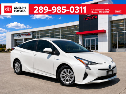 White 2017 Toyota Prius One FWD Hatchback Front-Wheel Drive Automatic