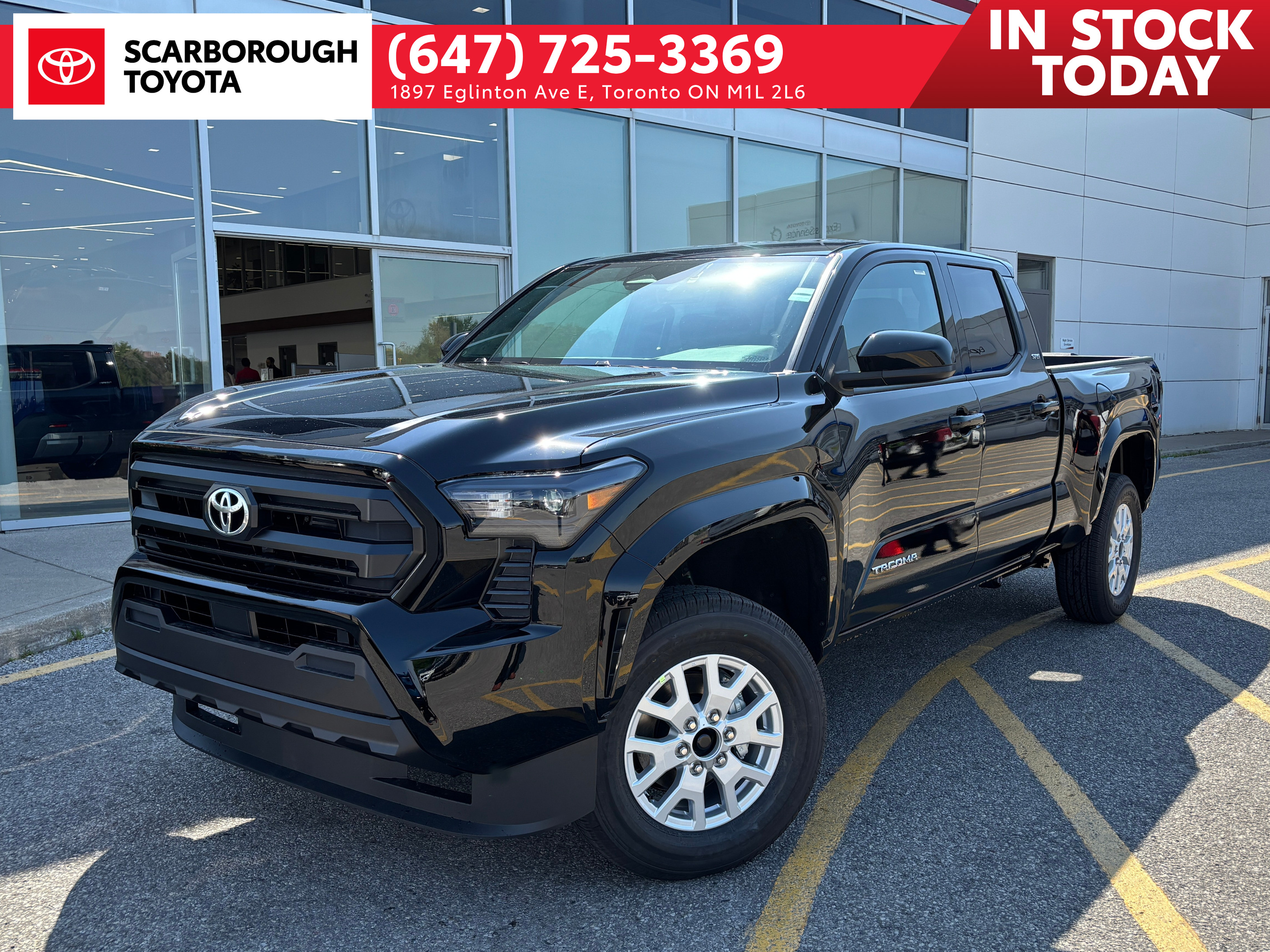 Black 2026 Toyota Tacoma Pickup Truck 8-Speed Automatic