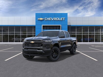 Black 2026 Chevrolet Colorado Work Truck Crew Cab 4WD Pickup Truck Four-Wheel Drive Automatic