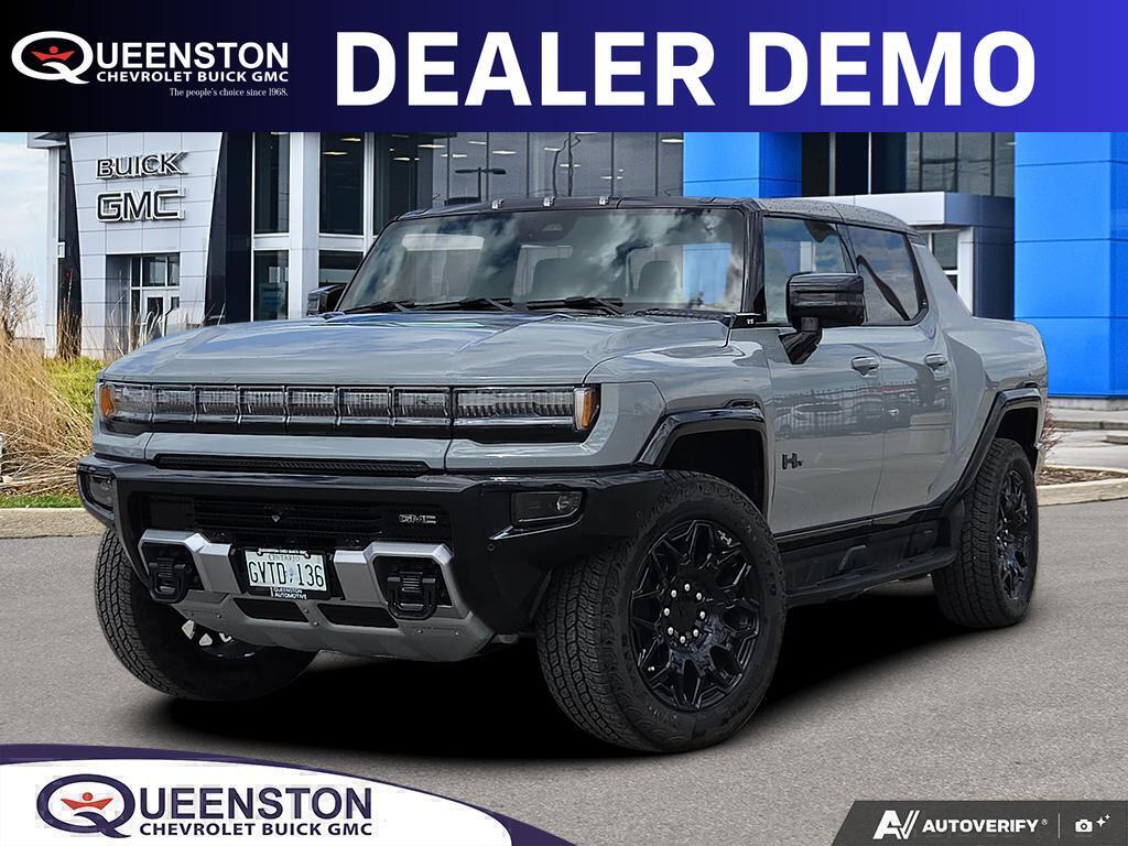 Gray 2026 GMC Hummer EV Pickup 2X Crew Cab AWD Pickup Truck All-Wheel Drive 1-Speed Automatic