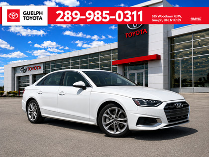 White 2023 Audi A4 quattro Komfort 45 TFSI AWD Sedan Automatic