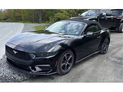 Black 2025 Ford Mustang EcoBoost Premium Convertible RWD Convertible Rear-Wheel Drive Automatic