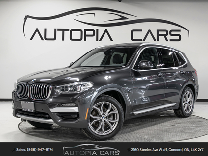 Gray 2021 BMW X3 xDrive30i AWD SUV / Crossover All-Wheel Drive Automatic
