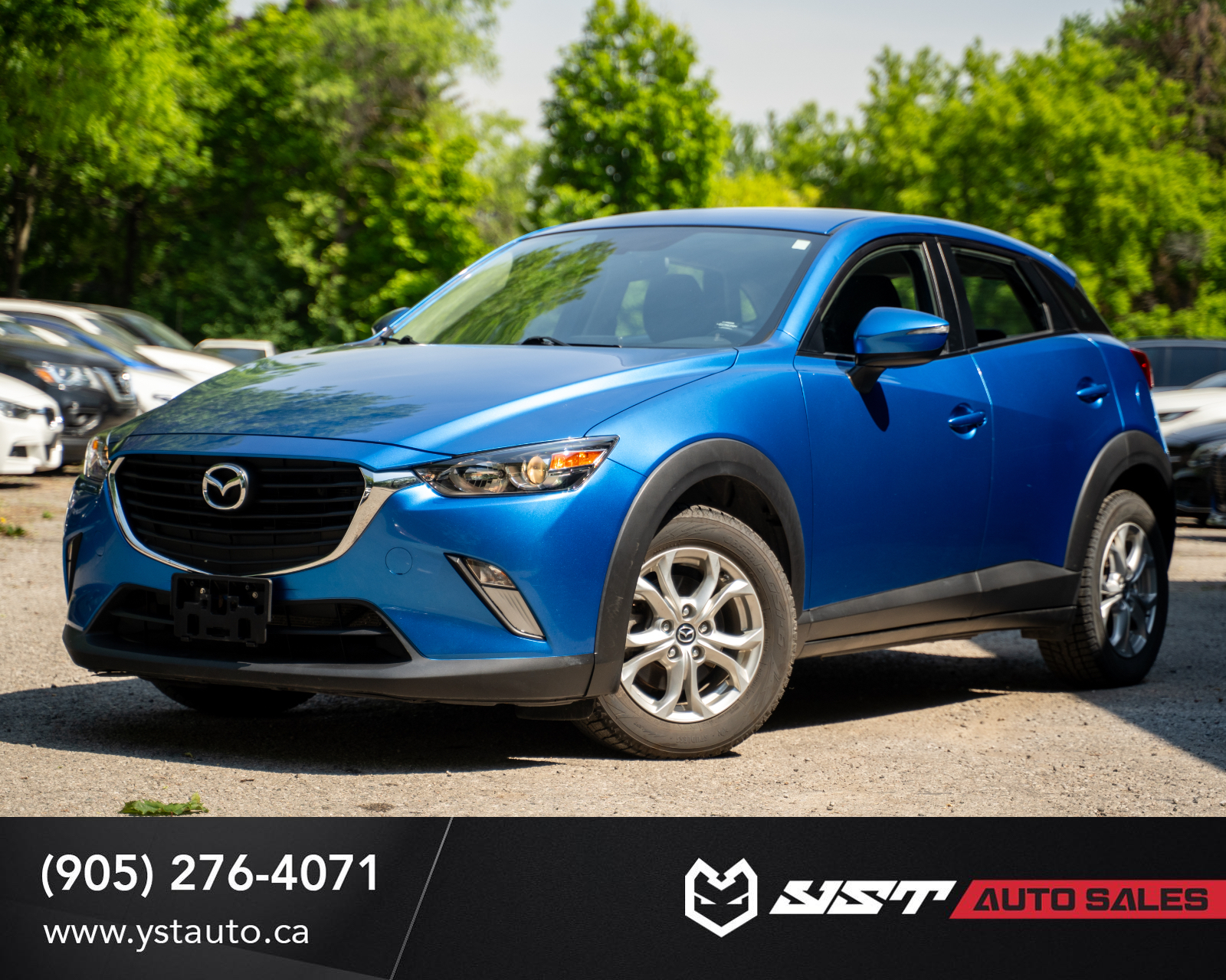 Blue 2016 Mazda CX-3 GS AWD SUV / Crossover 6-Speed Automatic