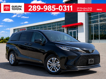 Black 2021 Toyota Sienna XSE 7-Passenger AWD Minivan All-Wheel Drive Automatic