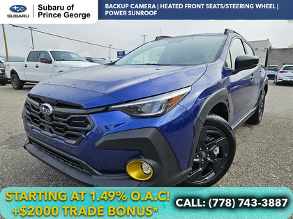 Blue 2026 Subaru Crosstrek Onyx AWD SUV / Crossover Continuously Variable Transmission
