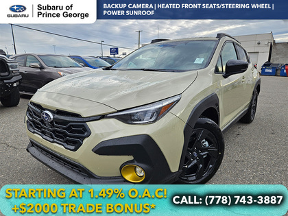 Brown (Tan) 2026 Subaru Crosstrek Onyx AWD SUV / Crossover Continuously Variable Transmission