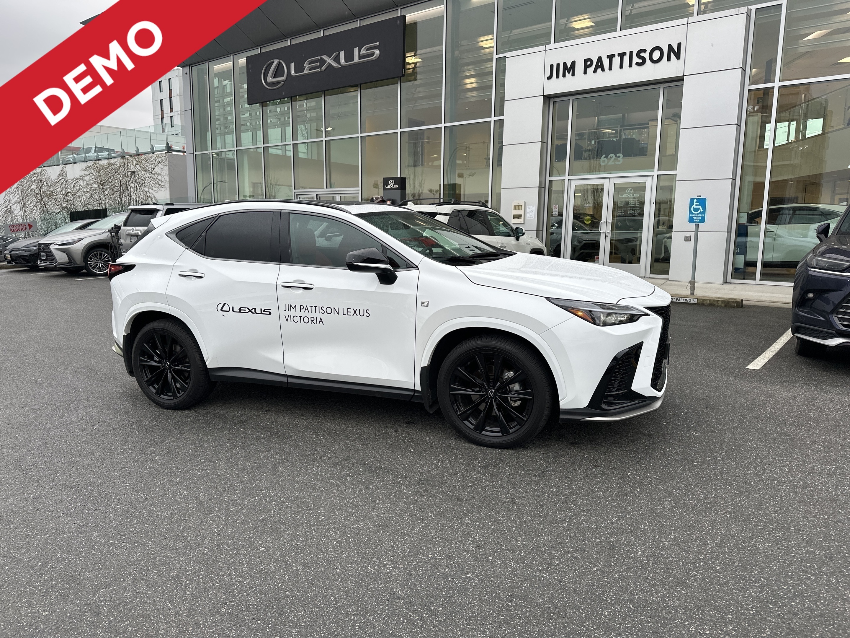 White 2025 Lexus NX 350 F SPORT 1 AWD SUV / Crossover Automatic