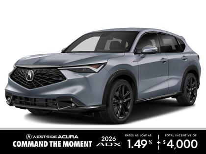 Black 2026 Acura ADX SH-AWD with A-SPEC Package SUV / Crossover All-Wheel Drive Continuously Variable Transmission