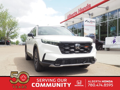 White 2026 Honda CR-V Hybrid TrailSport AWD SUV / Crossover All-Wheel Drive Continuously Variable Transmission