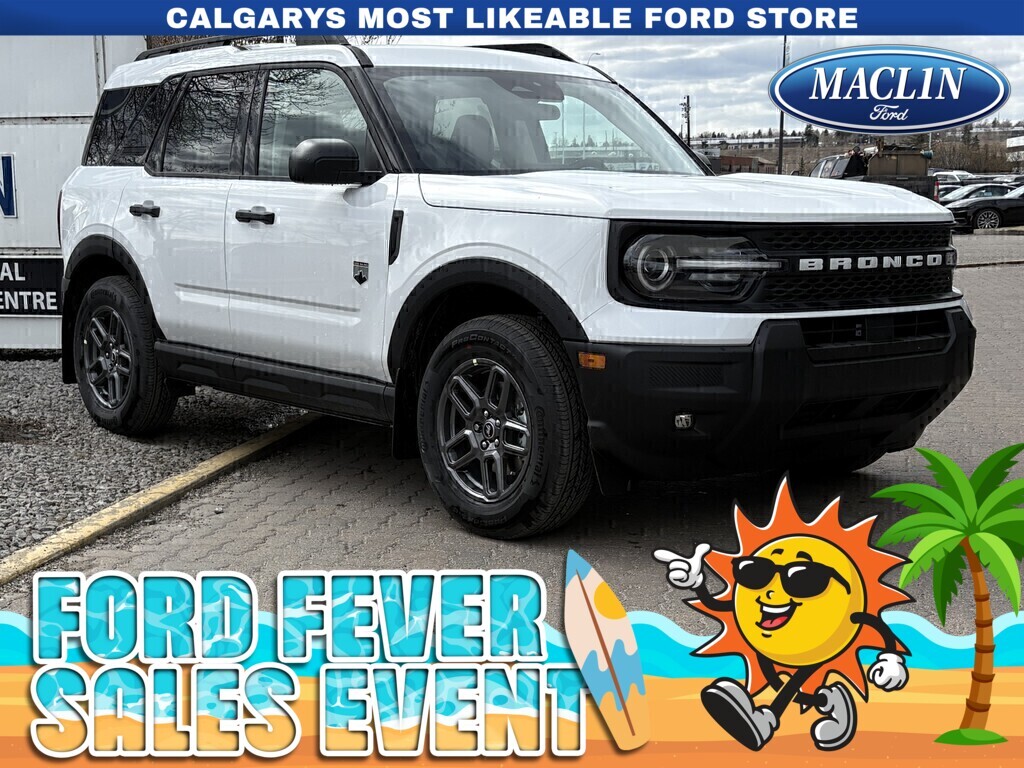 White 2026 Ford Bronco Sport Big Bend AWD SUV / Crossover All-Wheel Drive 8-Speed Automatic