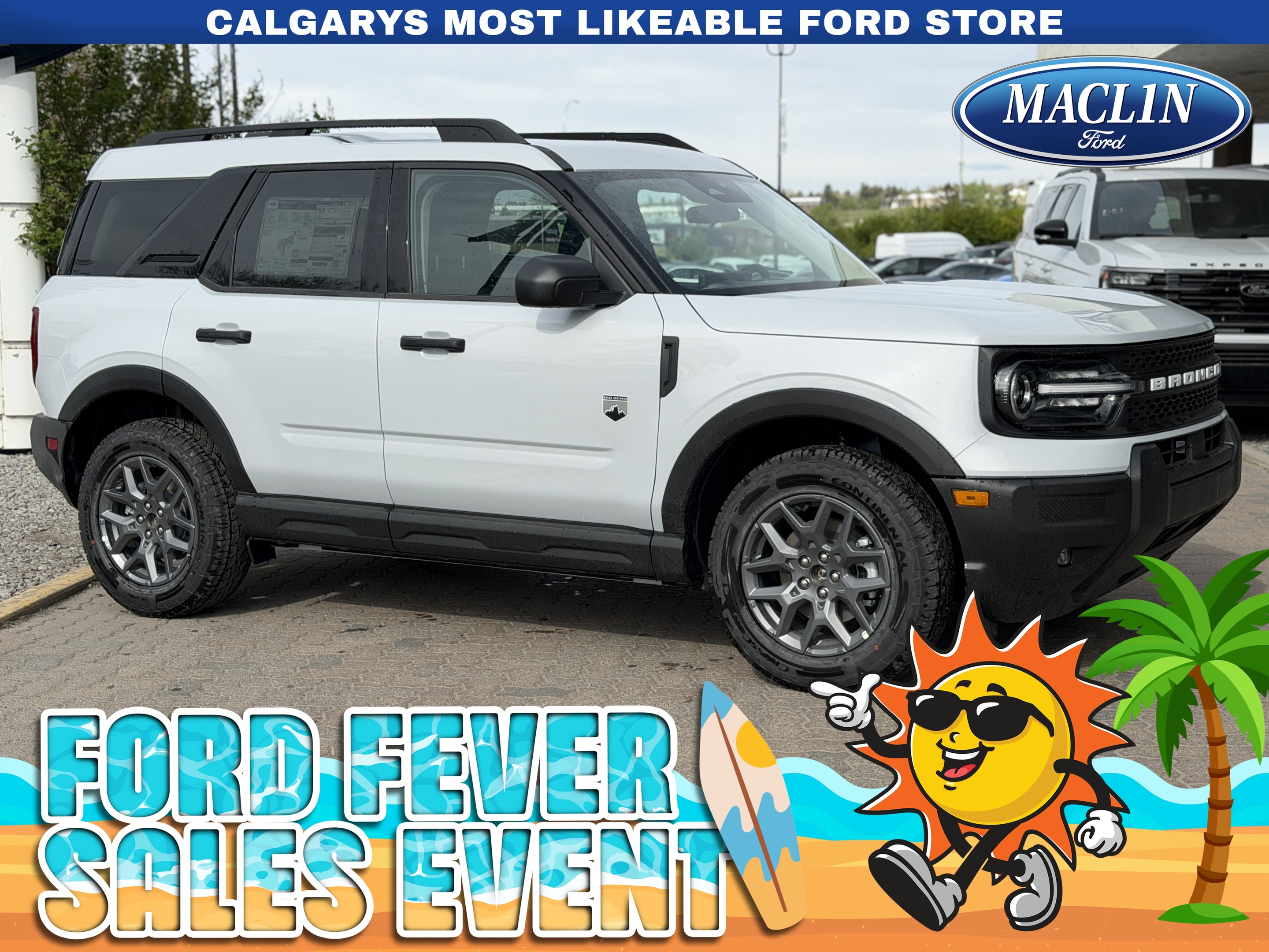 White 2026 Ford Bronco Sport Big Bend AWD SUV / Crossover All-Wheel Drive 8-Speed Automatic