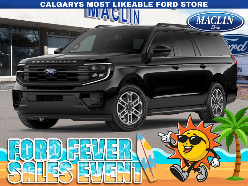 Black 2026 Ford Expedition MAX Active 4WD SUV / Crossover Four-Wheel Drive Automatic