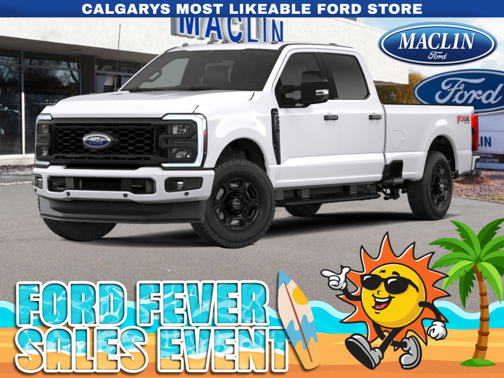 White 2026 Ford F-350 Super Duty XL Crew Cab 4WD Pickup Truck Four-Wheel Drive Automatic