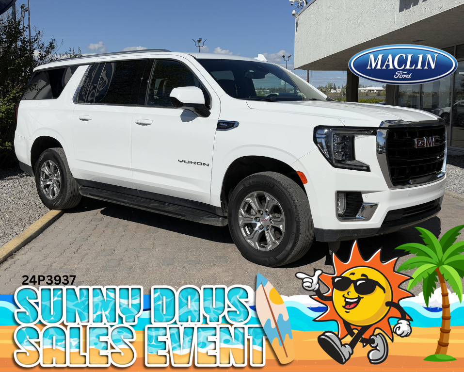 White 2024 GMC Yukon XL SLE 4WD SUV / Crossover Four-Wheel Drive Automatic