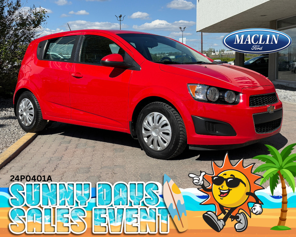 Red 2015 Chevrolet Sonic LS Hatchback FWD Hatchback Front-Wheel Drive 6-Speed Automatic