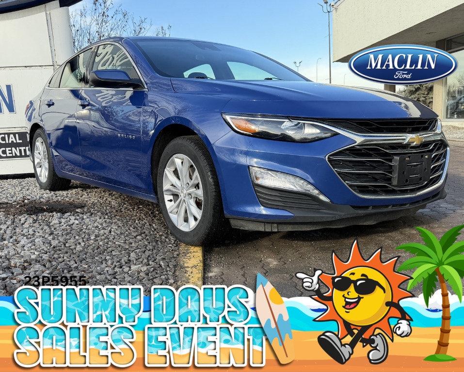 Blue 2023 Chevrolet Malibu LT with 1LT FWD Sedan Front-Wheel Drive Continuously Variable Transmission