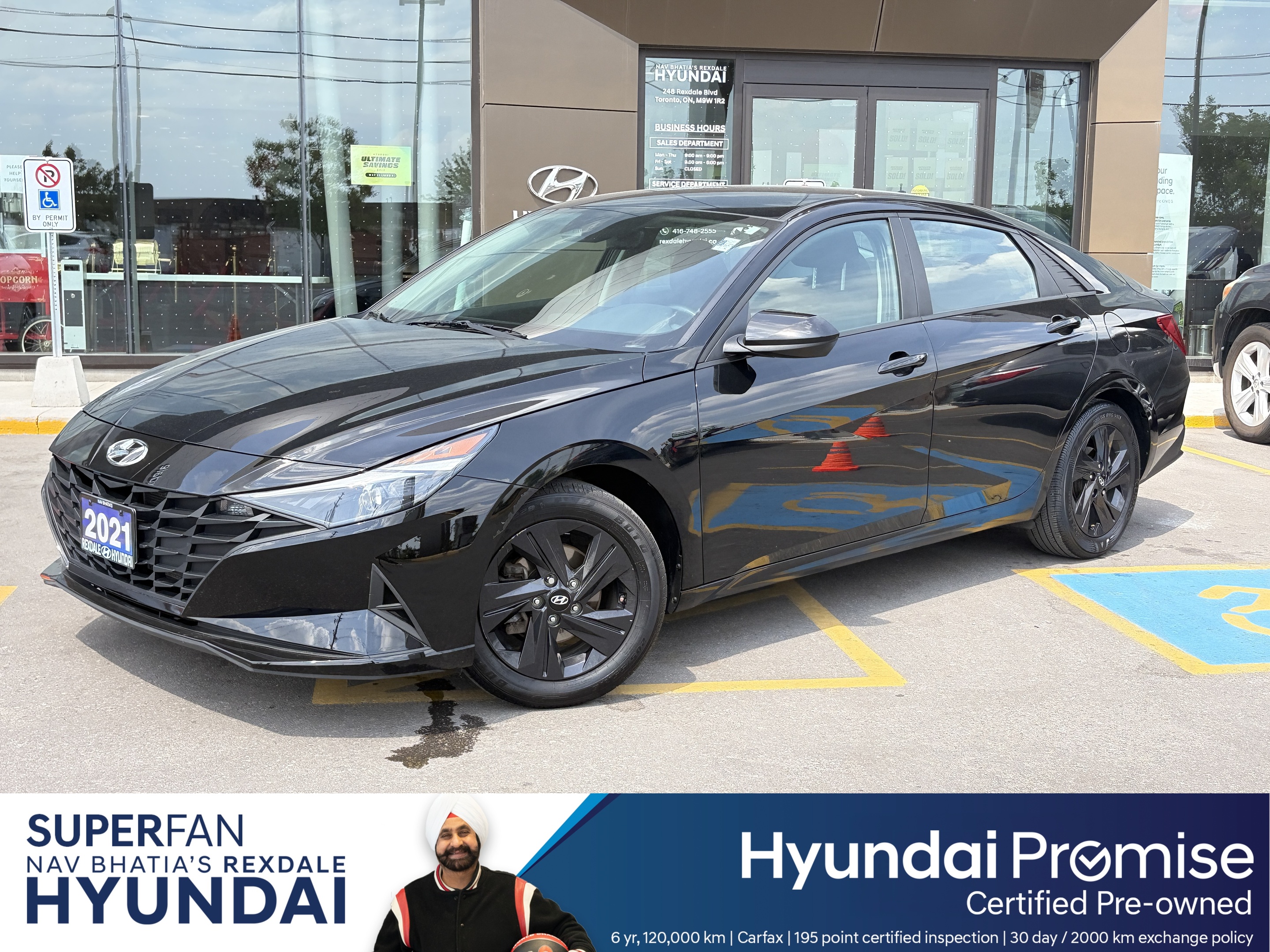 Black 2021 Hyundai Elantra Preferred FWD Sedan Continuously Variable Transmission