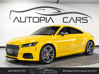 Yellow 2016 Audi TTS 2.0T quattro Coupe AWD Coupe All-Wheel Drive Automatic