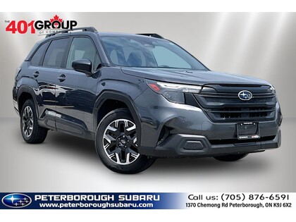Gray 2025 Subaru Forester Convenience Crossover AWD SUV / Crossover Continuously Variable Transmission