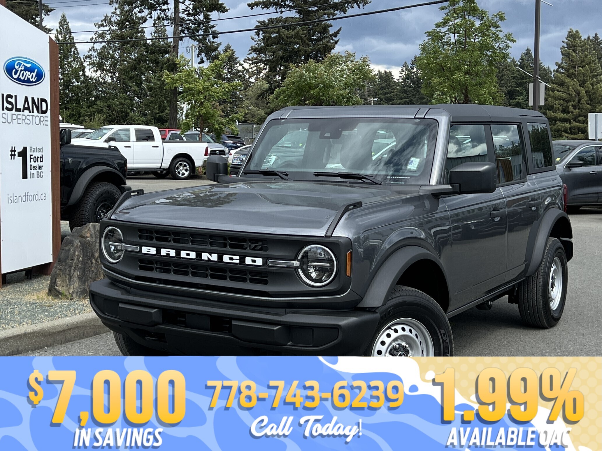 Gray 2026 Ford Bronco 4-Door 4WD SUV / Crossover Four-Wheel Drive Automatic