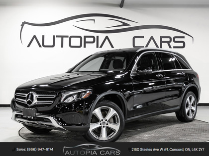 Black 2017 Mercedes-Benz GLC 300 4MATIC SUV / Crossover All-Wheel Drive Automatic