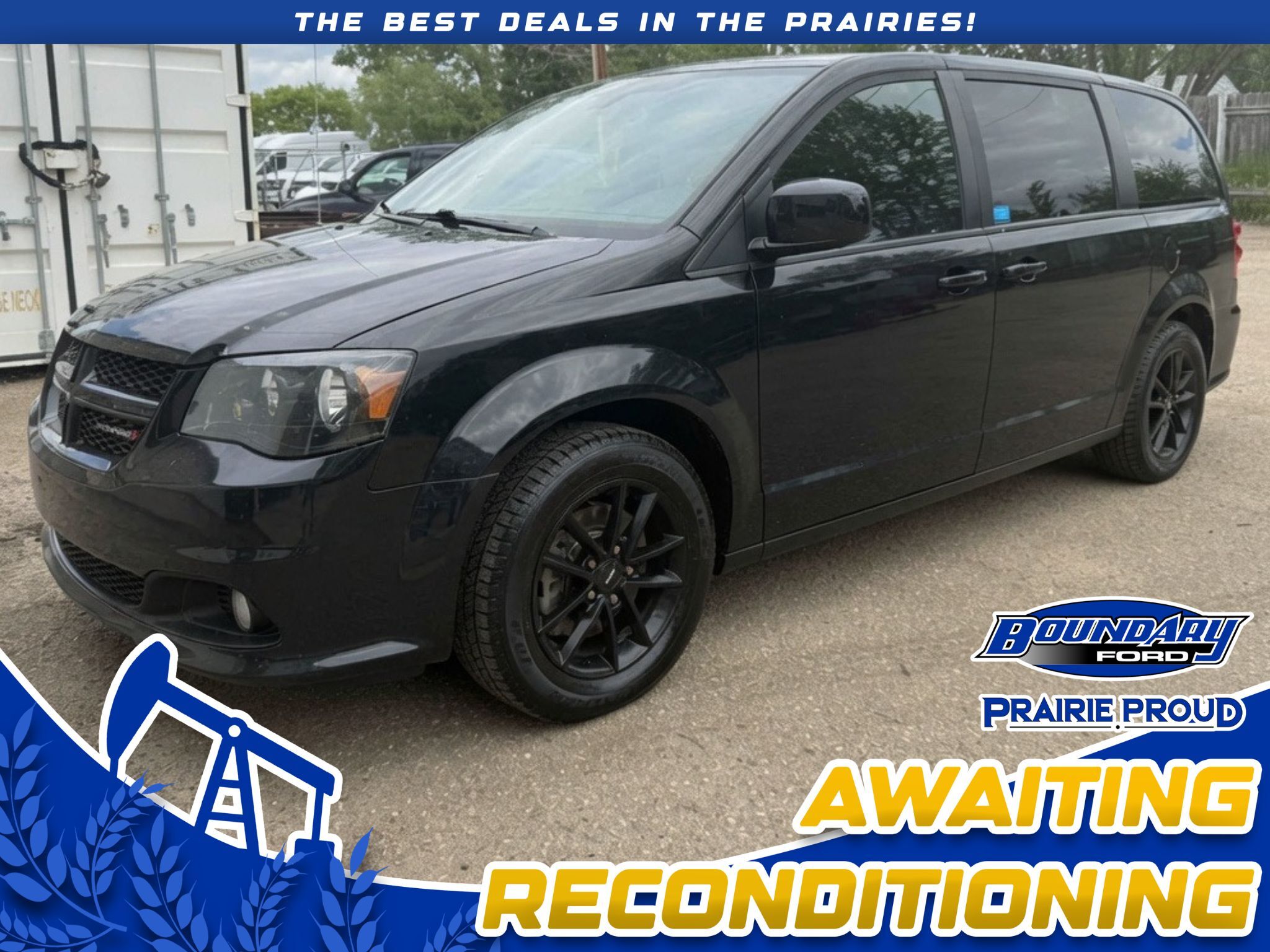 Black 2020 Dodge Grand Caravan GT FWD Minivan Front-Wheel Drive 6-Speed Automatic