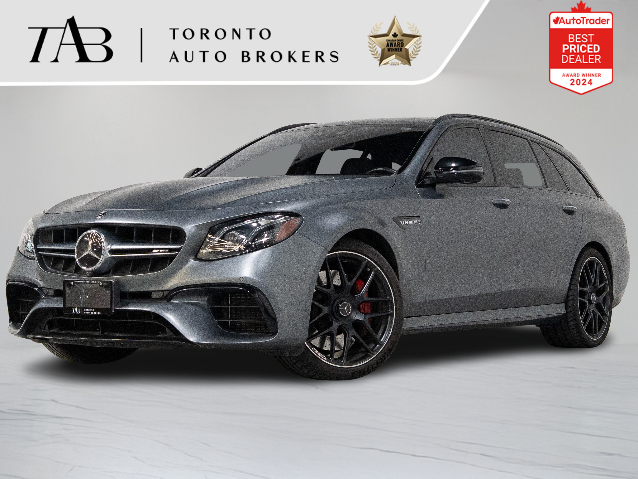 Gray 2020 Mercedes-Benz E-Class AMG E 63 S Wagon 4MATIC Wagon All-Wheel Drive 9-Speed Automatic