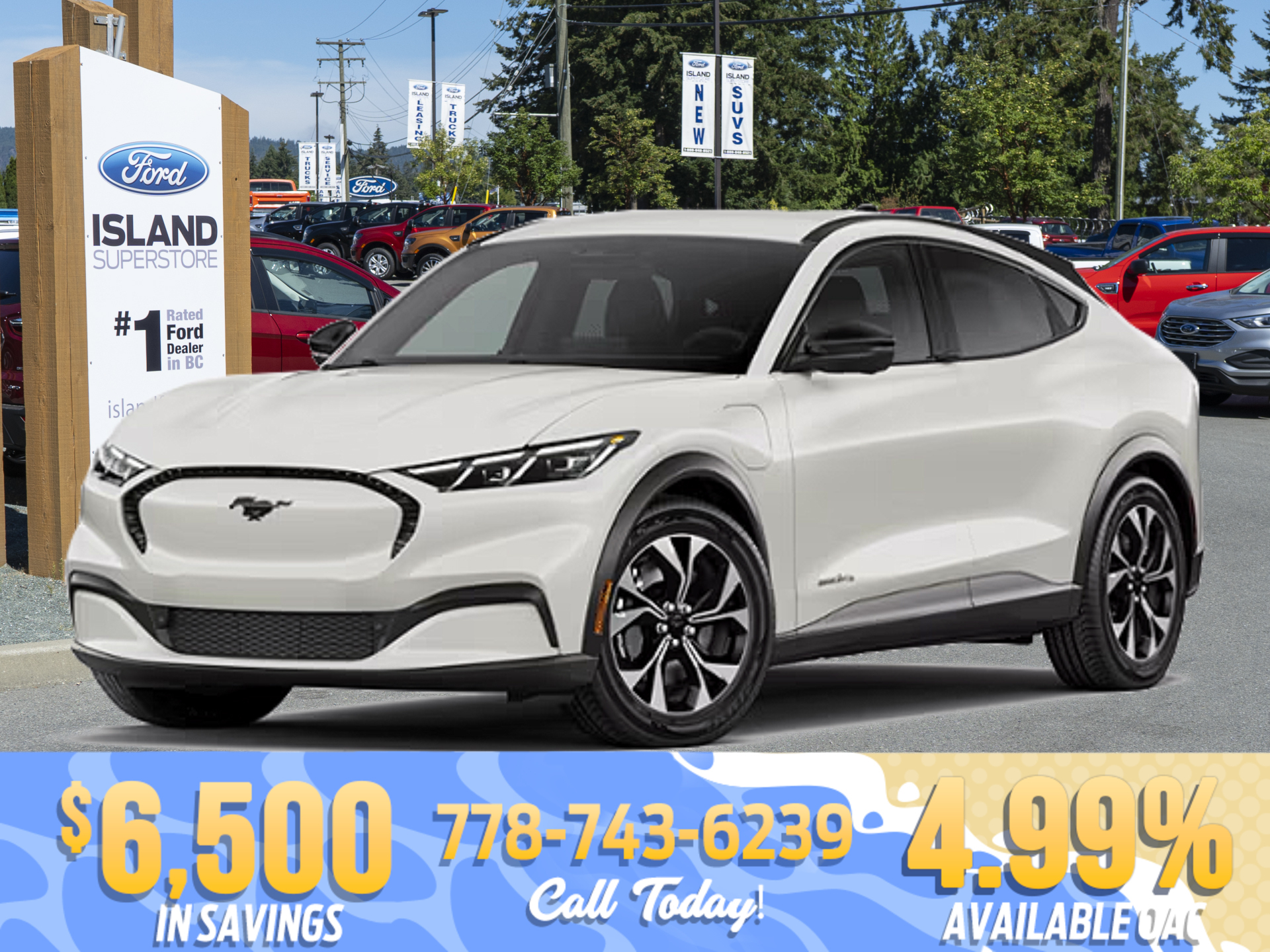 White 2026 Ford Mustang Mach-E Select AWD SUV / Crossover All-Wheel Drive 1-Speed Automatic