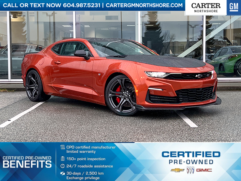 Orange 2022 Chevrolet Camaro LT1 Coupe RWD Coupe Rear-Wheel Drive Automatic