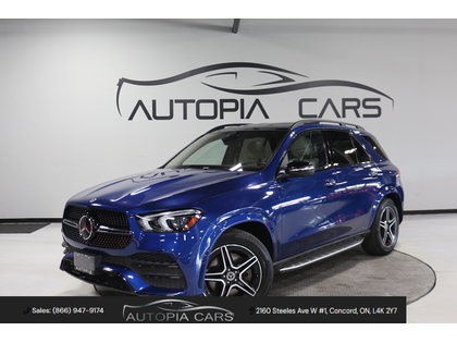 Blue 2021 Mercedes-Benz GLE 450 4MATIC SUV / Crossover All-Wheel Drive Automatic