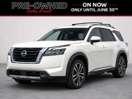 White 2024 Nissan Pathfinder Platinum 4WD SUV / Crossover All-Wheel Drive Automatic