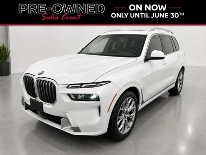 White 2023 BMW X7 xDrive40i AWD SUV / Crossover All-Wheel Drive Automatic