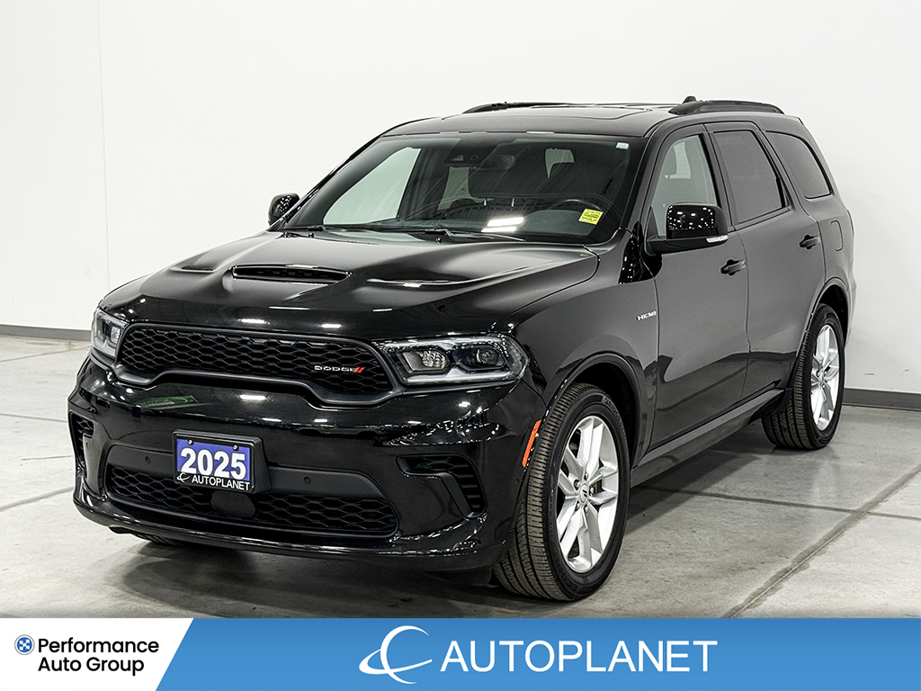 2025 Dodge Durango R/T AWD, 7-Seater, Navi, Sunroof, Apple CarPlay!