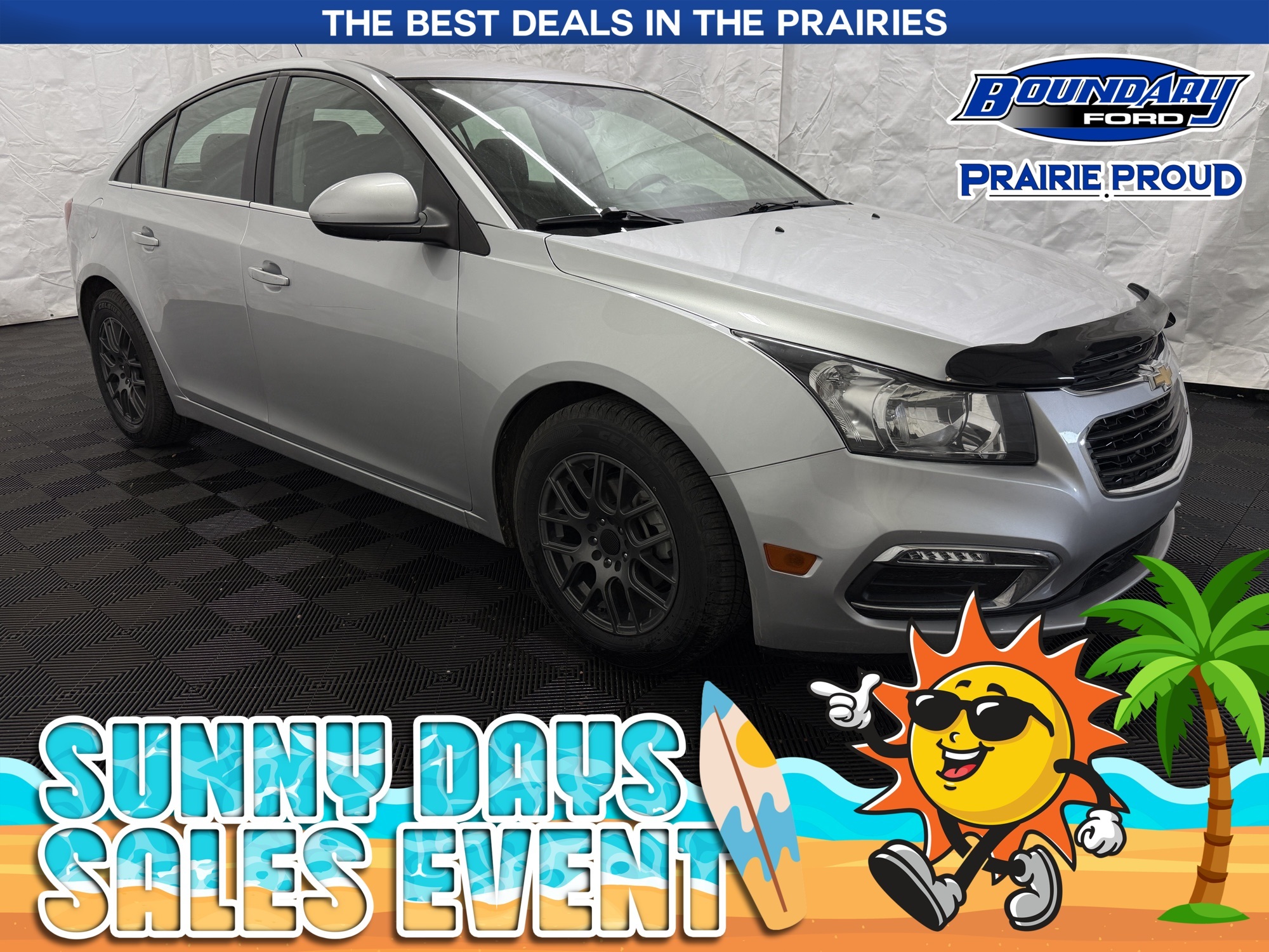 Silver 2015 Chevrolet Cruze 1LT Sedan FWD Sedan Front-Wheel Drive 6-Speed Automatic