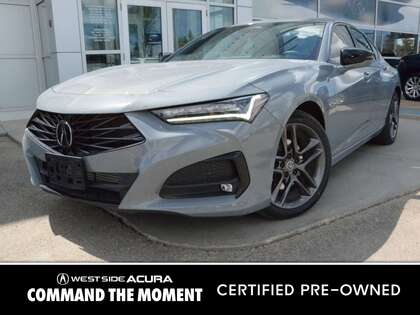 Gray (Light Grey) 2025 Acura TLX SH-AWD with A-Spec Package Sedan All-Wheel Drive Automatic