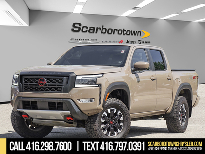 2024 Nissan Frontier PRO-4X Crew Cab 4WD Pickup Truck Four-Wheel Drive 9-Speed Automatic