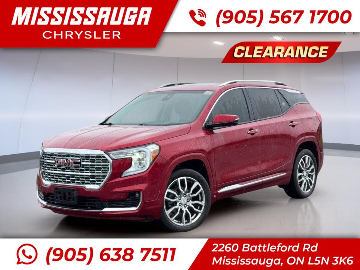 Red 2022 GMC Terrain Denali AWD SUV / Crossover All-Wheel Drive Automatic