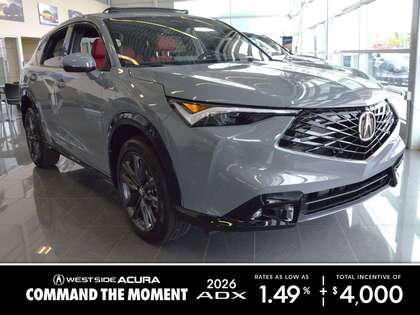 Black 2026 Acura ADX SH-AWD with A-SPEC Package SUV / Crossover All-Wheel Drive Continuously Variable Transmission