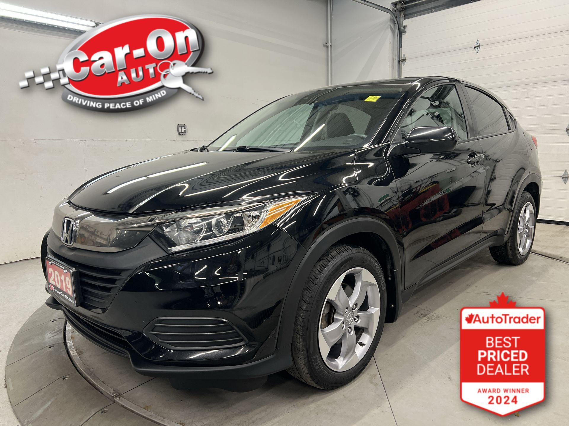 Black 2019 Honda HR-V LX AWD SUV / Crossover All-Wheel Drive Automatic