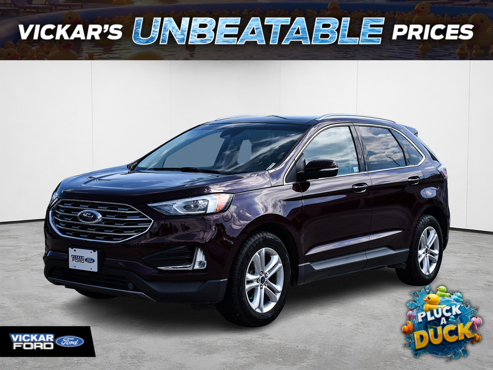 Red 2020 Ford Edge SEL FWD SUV / Crossover Front-Wheel Drive Automatic