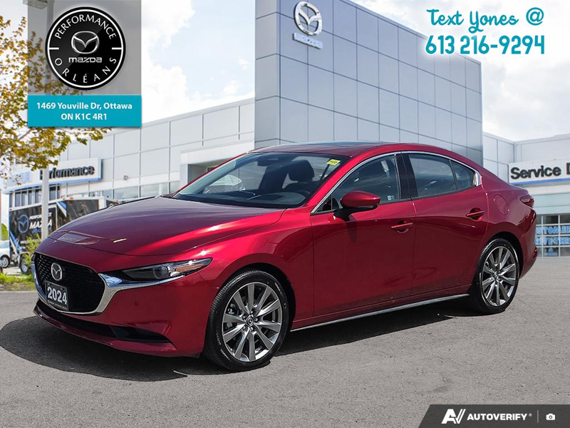 Red 2024 Mazda MAZDA3 GT Sedan AWD Sedan 6-Speed Automatic