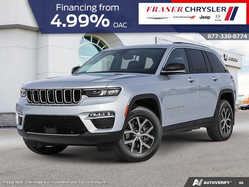 Silver 2025 Jeep Grand Cherokee Limited 4WD SUV / Crossover Four-Wheel Drive Automatic