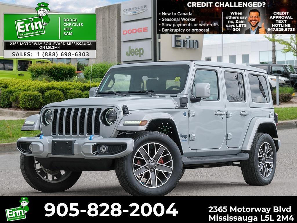 Silver 2023 Jeep Wrangler 4xe High Altitude 4WD SUV / Crossover Four-Wheel Drive 8-Speed Automatic