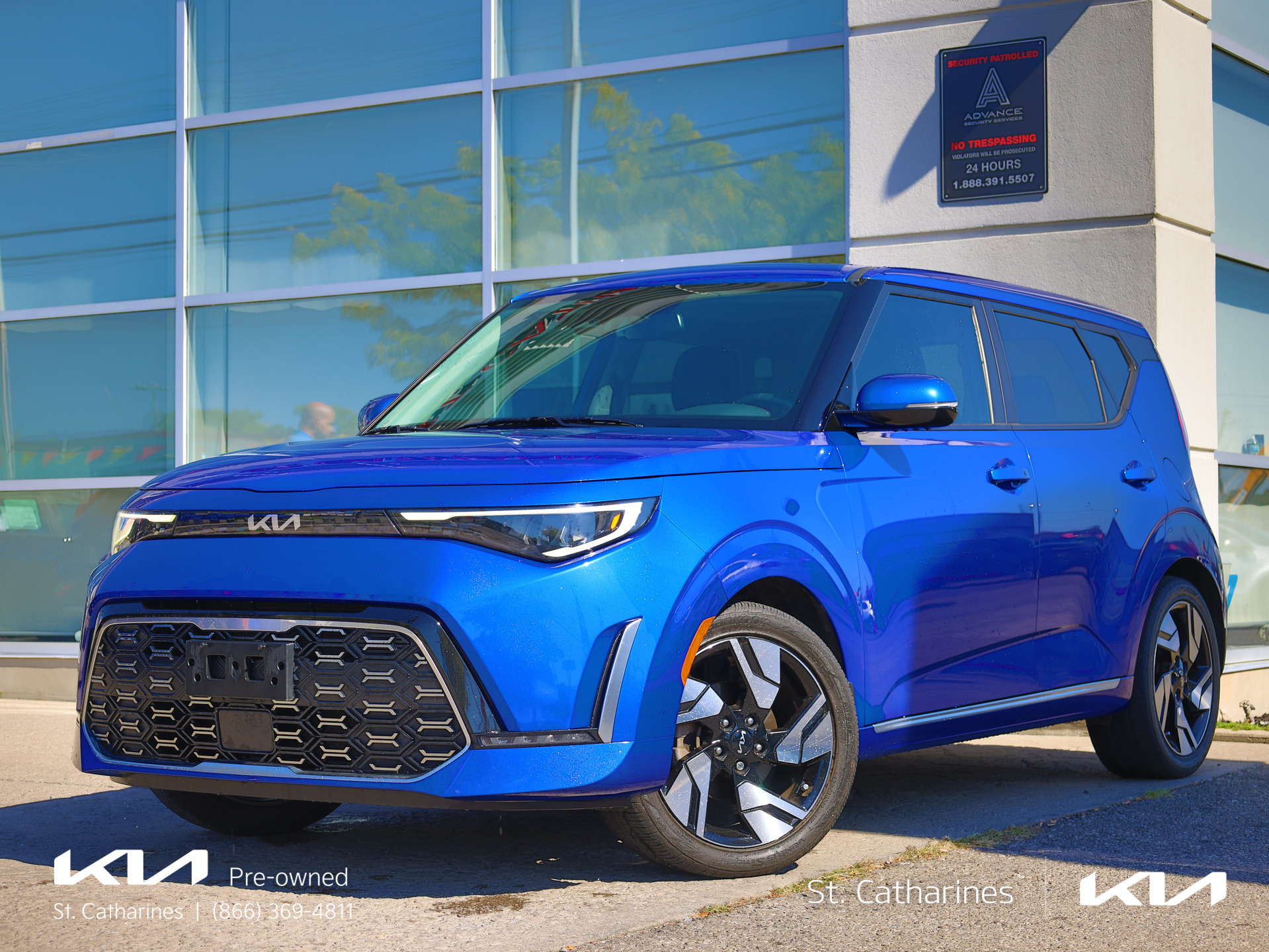 Blue 2023 Kia Soul GT-Line FWD SUV / Crossover Front-Wheel Drive Continuously Variable Transmission